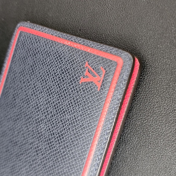 Louis Vuitton Multiple Wallet Taiga Blue - Picture 4 of 5